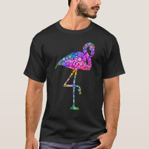 Colourful Polka Dot Flamingo International Dot Day T-Shirt
