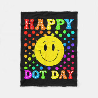 Colourful Polka Dot Fun Polka Dot Teachers Boys Fleece Blanket