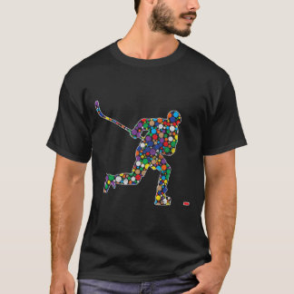 Colourful Polka Dot Hockey International Dot Day  T-Shirt