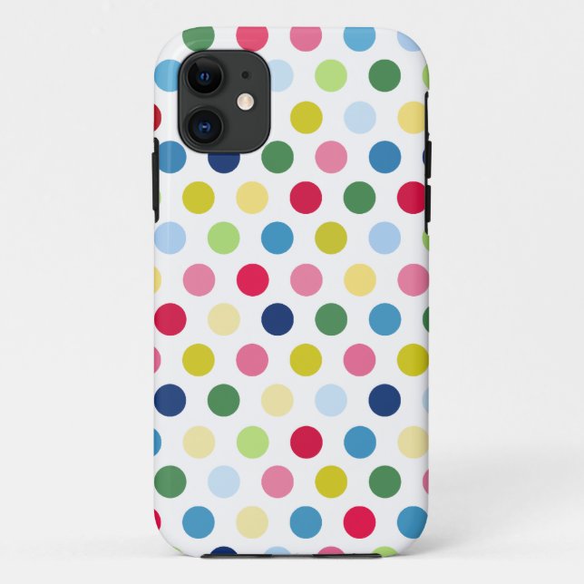 Colourful polka dots Case-Mate iPhone case (Back)