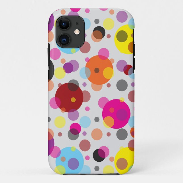 Colourful Polka Dots Case-Mate iPhone Case (Back)