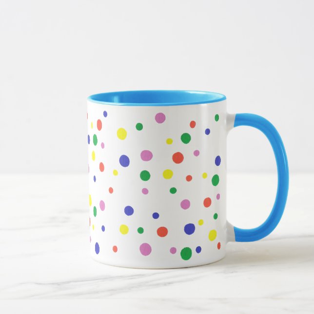 Colourful Polka Dots mugs (Right)