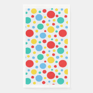 Colourful Polka Dots  Napkin