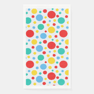 Colourful Polka Dots  Napkin