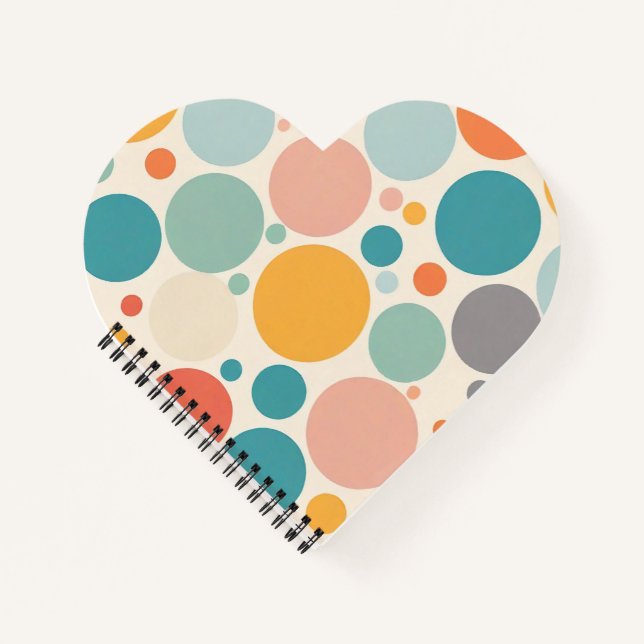 Colourful Polka Dots Notebook (Front)