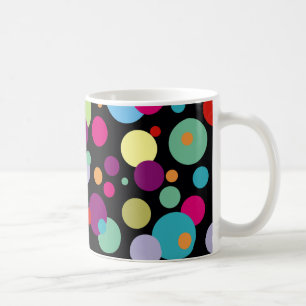 Colourful Polka Dots Pattern Coffee Mug