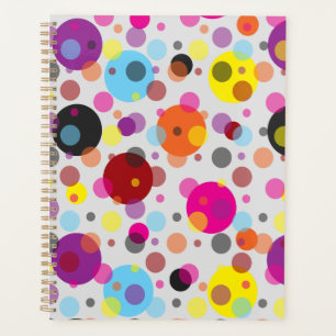 Colourful Polka Dots Planner