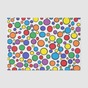 Colourful Polka Dots Tissue Paper