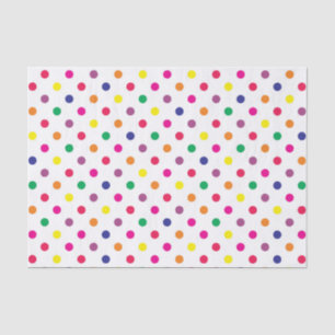 Colourful Polka Dots Tissue Paper