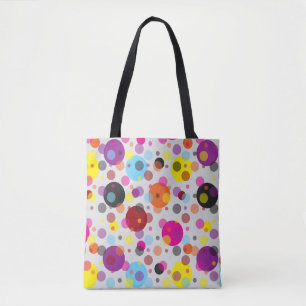Colourful Polka Dots Tote Bag