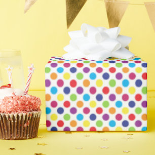 Colourful Polka Dots Wrapping Paper
