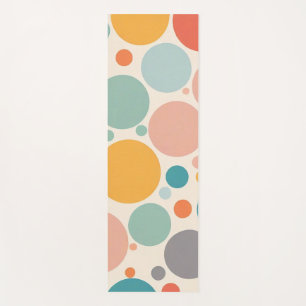 Colourful Polka Dots Yoga Mat