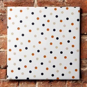 Colourful Polkadot Pattern Tile