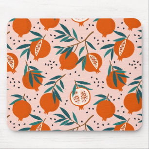 Colourful Pomegranate Pattern Mouse Mat