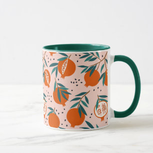 Colourful Pomegranate Pattern Mug