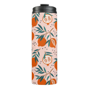 Colourful Pomegranate Pattern Thermal Tumbler