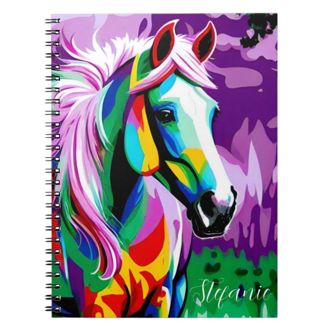 Colourful Pony Notebook (Front)