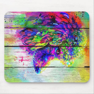 Colourful Poodle Art–Cute, Vintage Gift- Lover G Mouse Mat