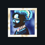 Colourful Pop Art African Man Canvas Print<br><div class="desc">Elegant canvas print with graphics of an handsome African man head shot,  done in a faux foil pop art style.  Lovely addition to your room decor.</div>