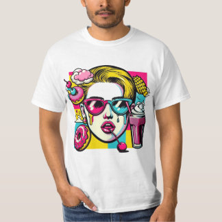 Colourful Pop Art Graphic Tee
