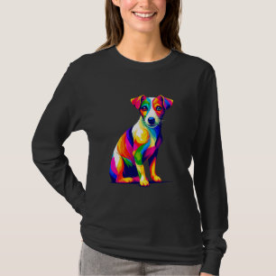 Colourful Pop Art Jack Russell Terrier Jack Russel T-Shirt