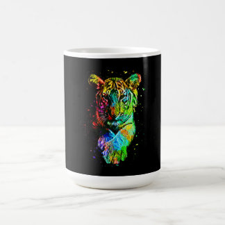 Colourful Pop Art Tiger Coffee Mug