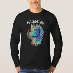 Colourful Pop Portrait Dalmatian Dog Mum Mother's T-Shirt