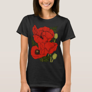 Colourful Poppies T-Shirt