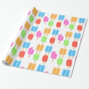 Colourful Popsicle Pattern Wrapping Paper