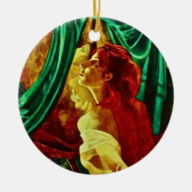 colourful porcelain ornament (Front)