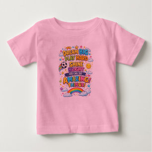 Colourful Positive Cartoon Children Design Baby T-Shirt