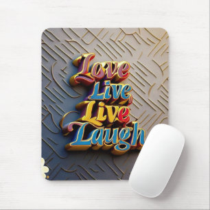 "Colourful Positive Energy Designs" Mouse Mat
