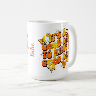 Colourful Positive Vibes Motivational for Her Coffee Mug