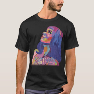Colourful Potrait Digital Art Design T-Shirt