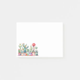 Colourful Potted Cacti And Succulents Post-it Notes