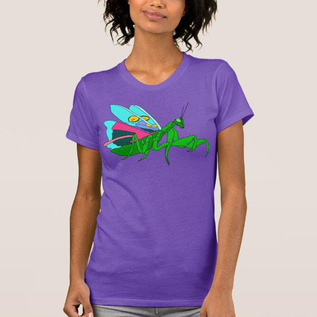Colourful Praying Mantis T-Shirt (Front)