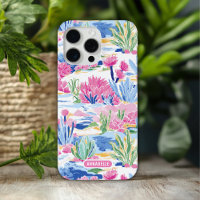 Colourful Preppy Counrty Floral Personalised Name