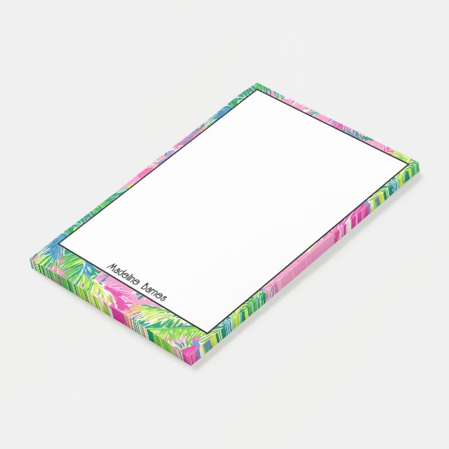 Colourful Preppy Notepad (Angled)