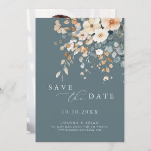 Colourful Pretty Spring Wildflower Meadow Photo  Save The Date