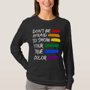 Colourful Pride LGBTQ Gay Lesbian Queer T-Shirt