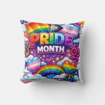 Colourful Pride Month Rainbow and Unicorn Art 