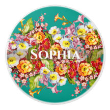 Colourful Primroses Cute Floral Spring Personalise