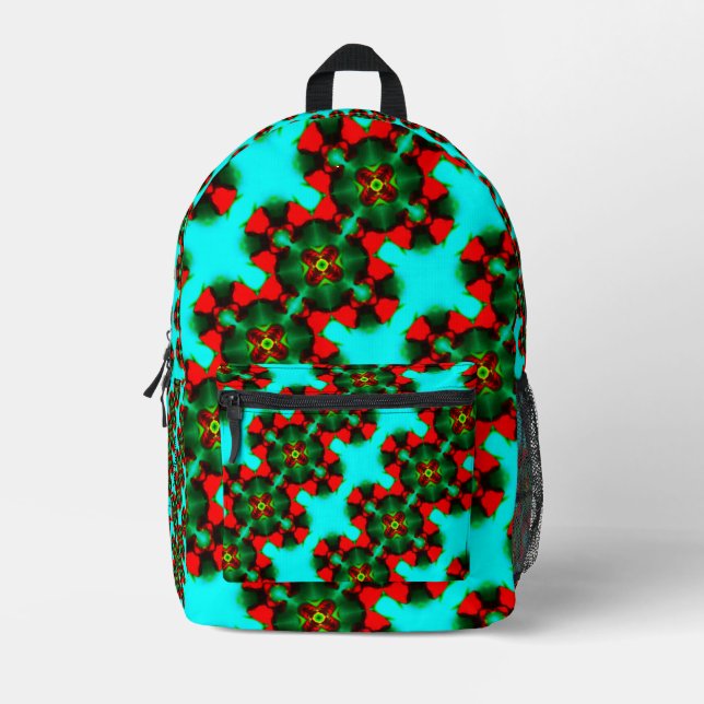 Colourful Printed Backpack (Front)