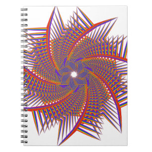 colourful prismatic chromatic notebook