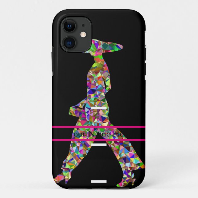 Colourful Prismatic Chromatic Rainbow Triangles Case-Mate iPhone Case (Back)