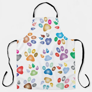 Colourful prismatic rainbow animal apron