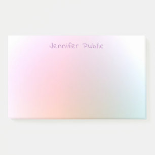 Colourful Professional Template Modern Elegant Post-it Notes