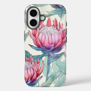 Colourful Protea Apple iPhone 16 Tough Case