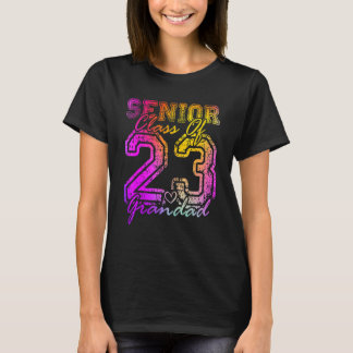 Colourful Proud Grandad Cute Heart Graduate Senior T-Shirt