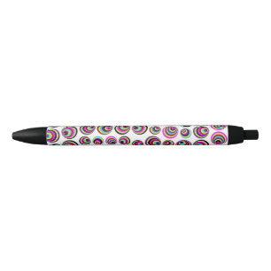 Colourful psych spots pattern I + your ideas Black Ink Pen